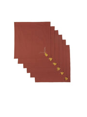 Set of 6 & 8 Frame Tassel Table Napkins