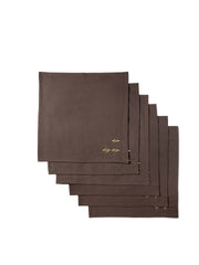 Set of 6 & 8 Blingy Lights Embroidered Table Napkins