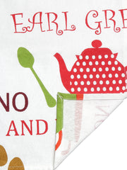 Set Of 3 Time For Breakfast Printed Kitchen Towel