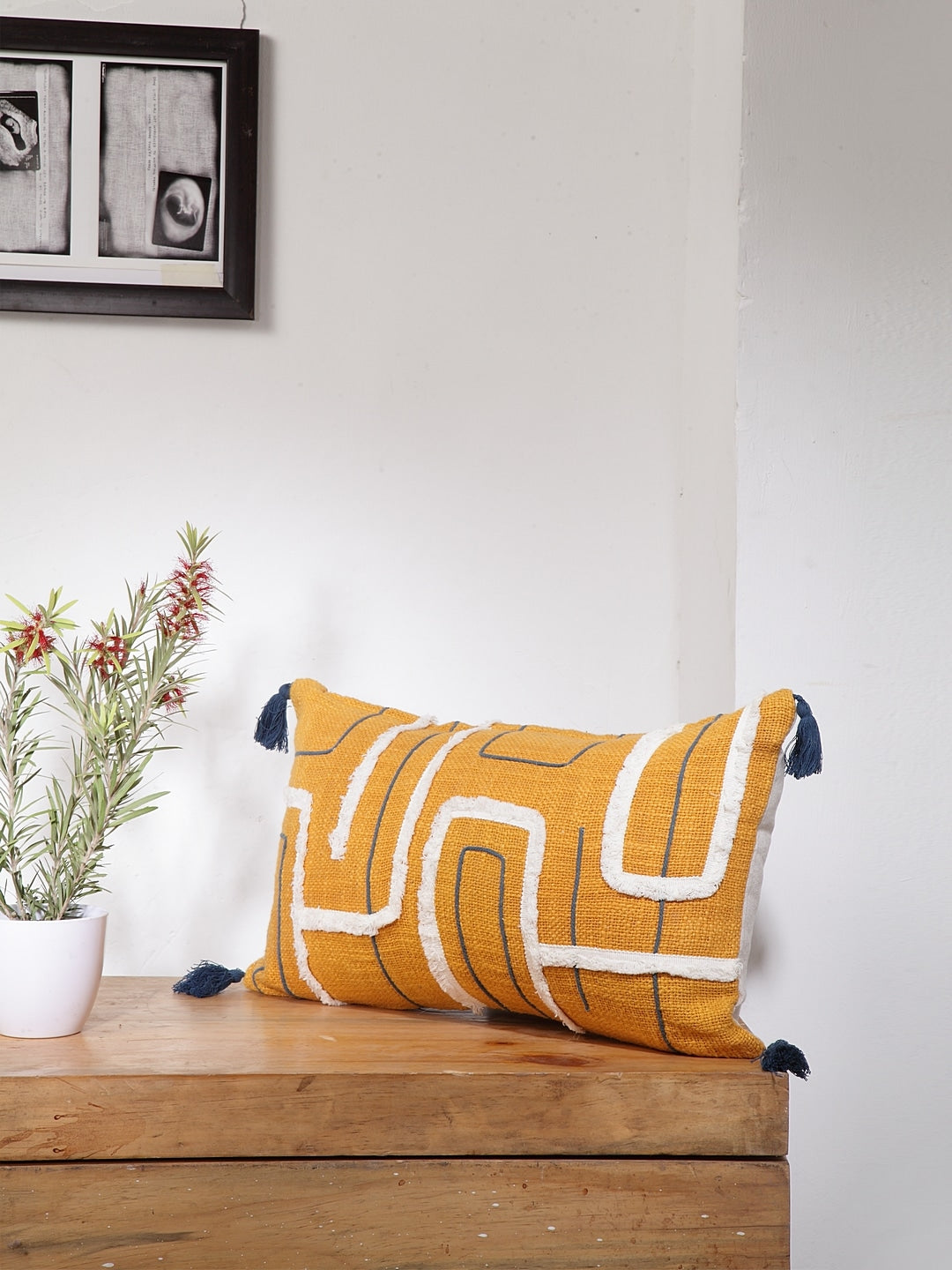 Acies Ochre Cushion Cover 30x50cm