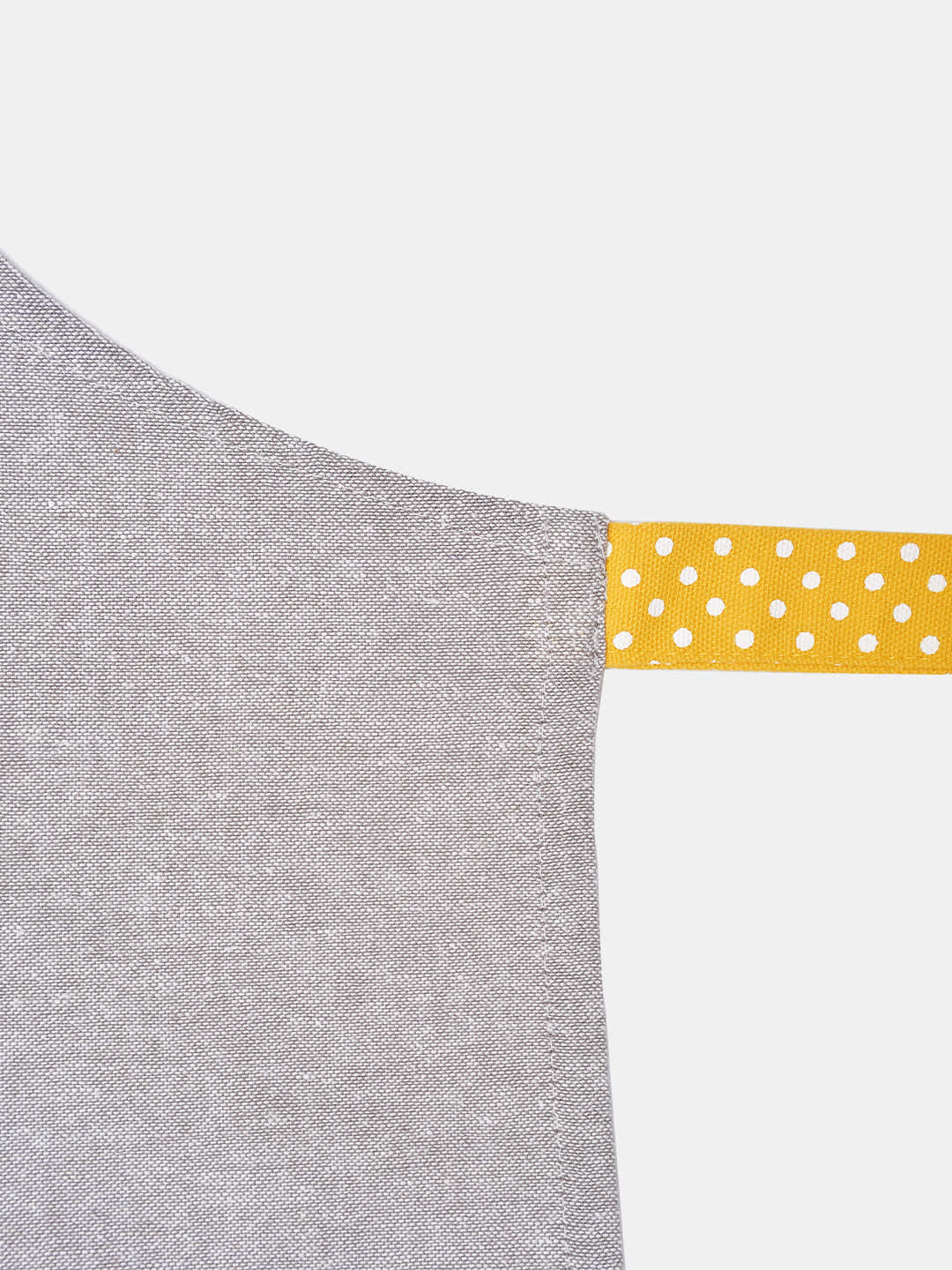 Cookbook Grey Cotton Printed Apron