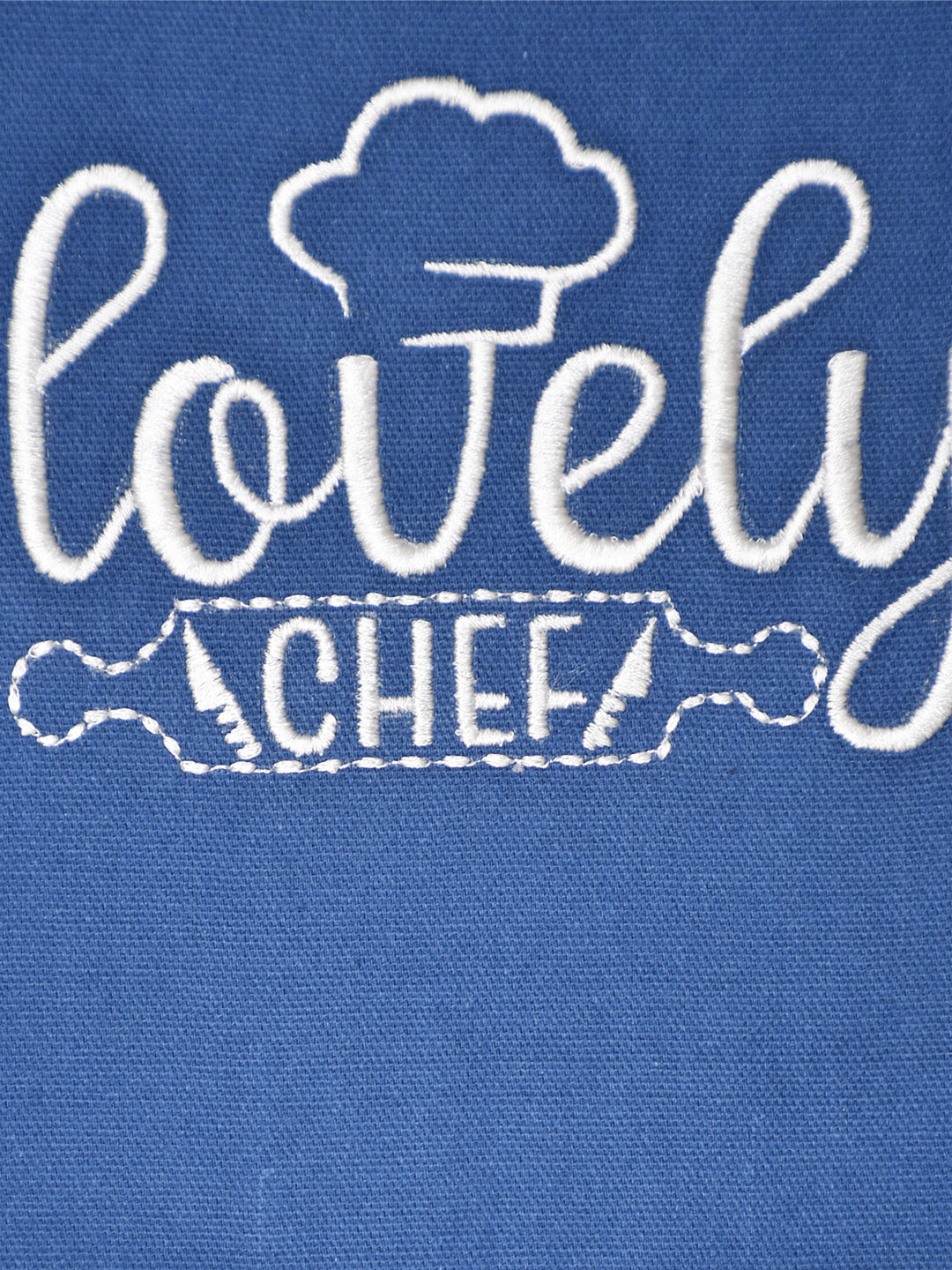 Lovely Chef Blue Cotton Printed Apron