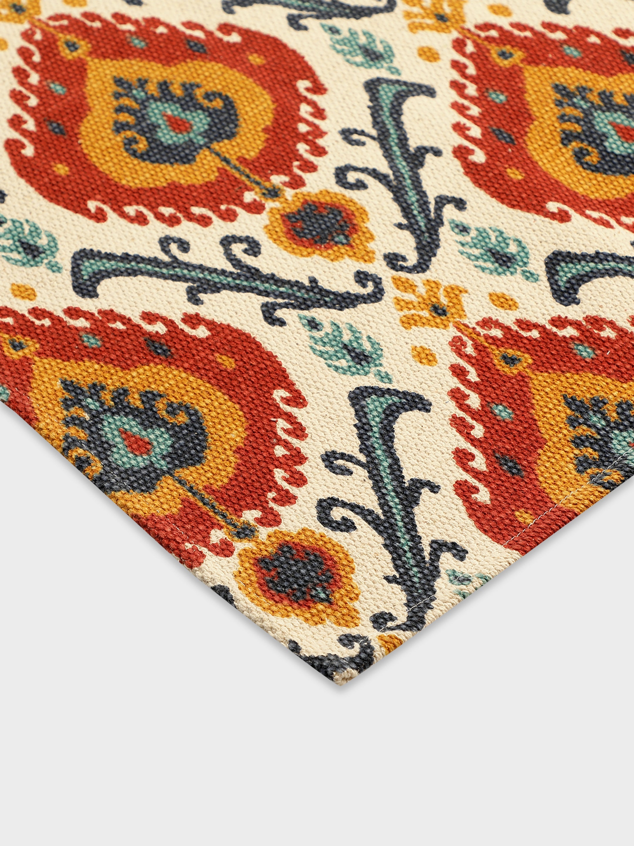 Gul Nilofer "4x5.5"ft. Printed Cotton Carpet