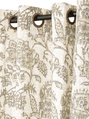 Set of 2 Long Door Baroque Curtain