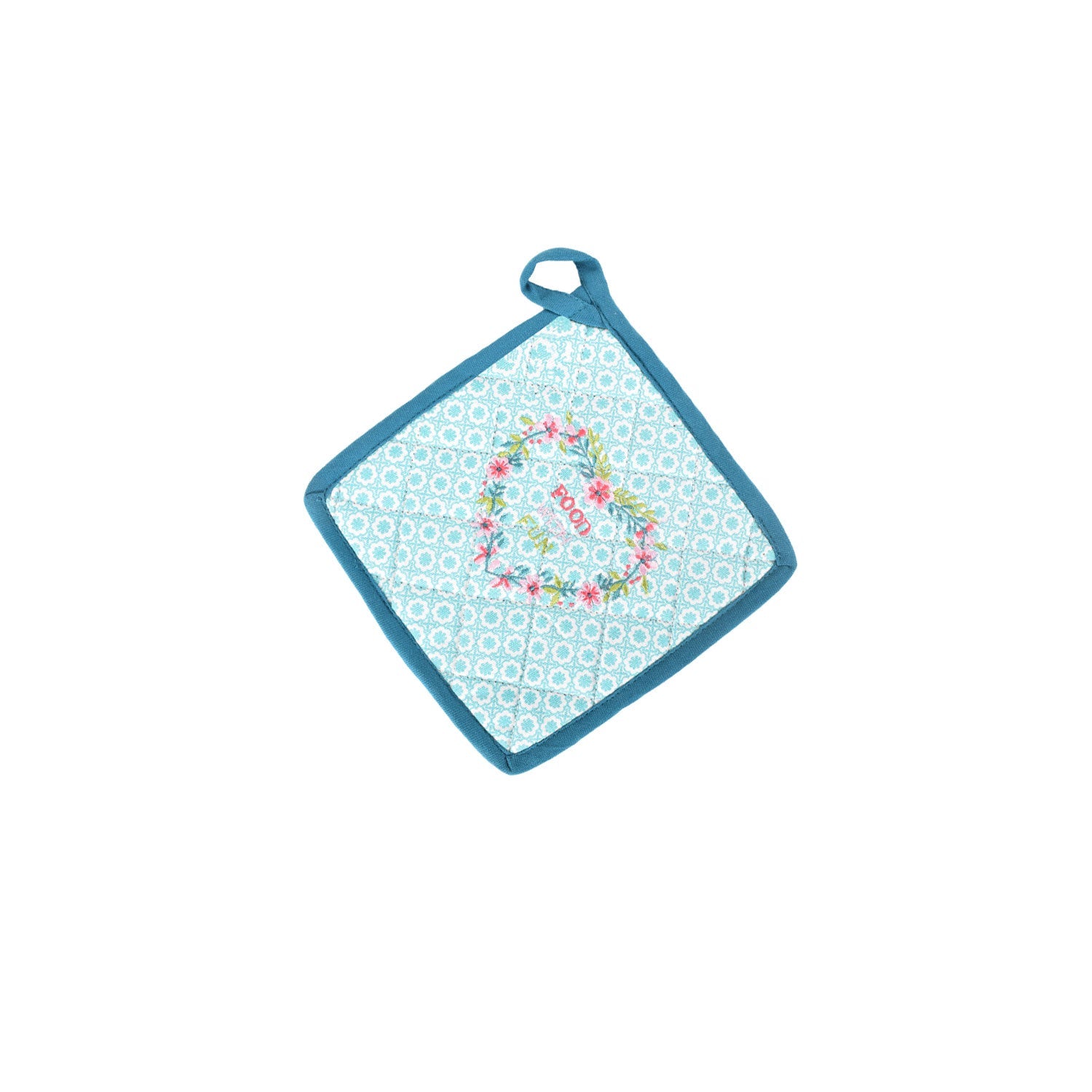 Food With Fun Embroidered Oven Mitt & Potholder