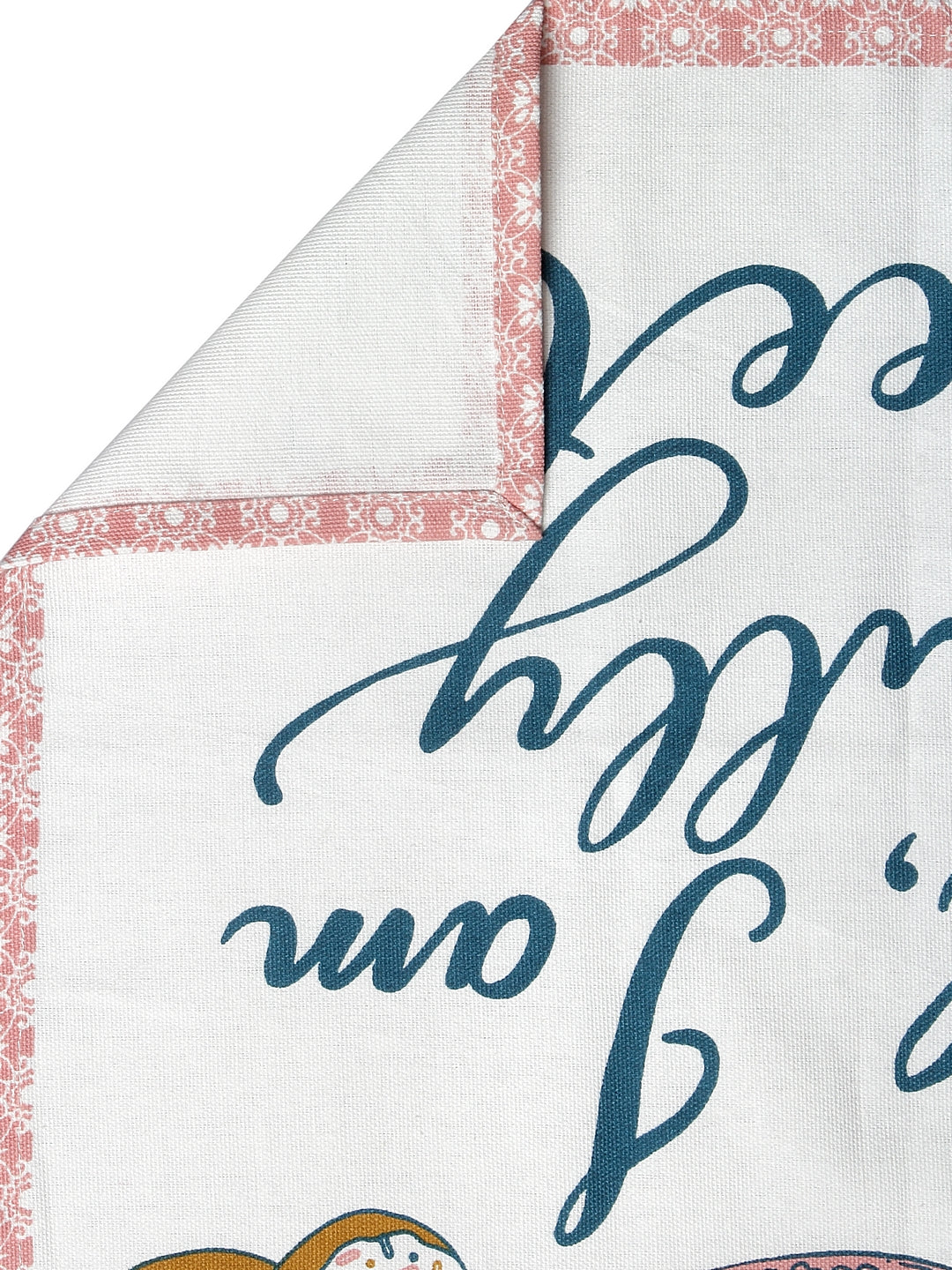 Set Of 3 Snack Time Printed Kitchen Towel