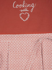Cooking With Love Embroidered Apron