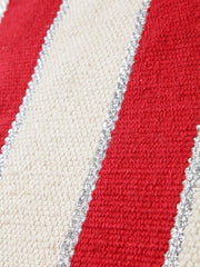 Jari Woven Red Striped Rug