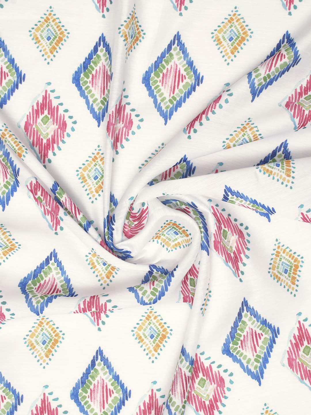 Mia 7ft. Set of 2 Printed Sheer Curtains