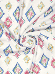 Mia 7ft. Set of 2 Printed Sheer Curtains
