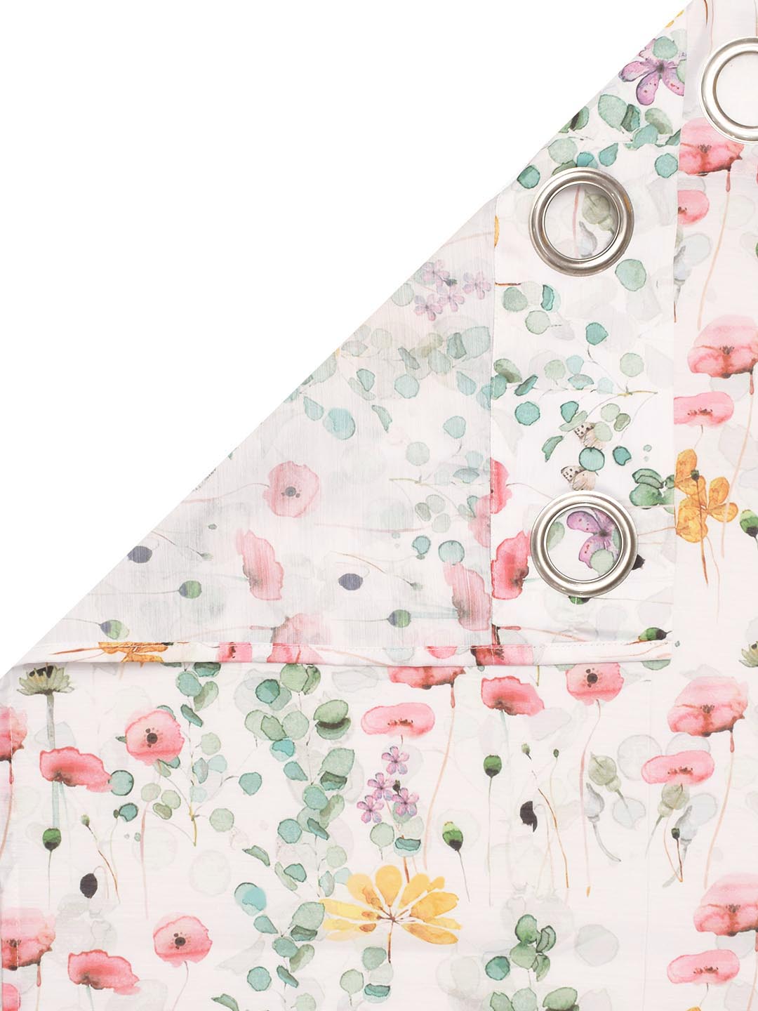 Misty 7ft.Set of 2 Printed Sheer Curtains