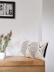 Black Diamond Tufted Cushion Cover 30x50cm