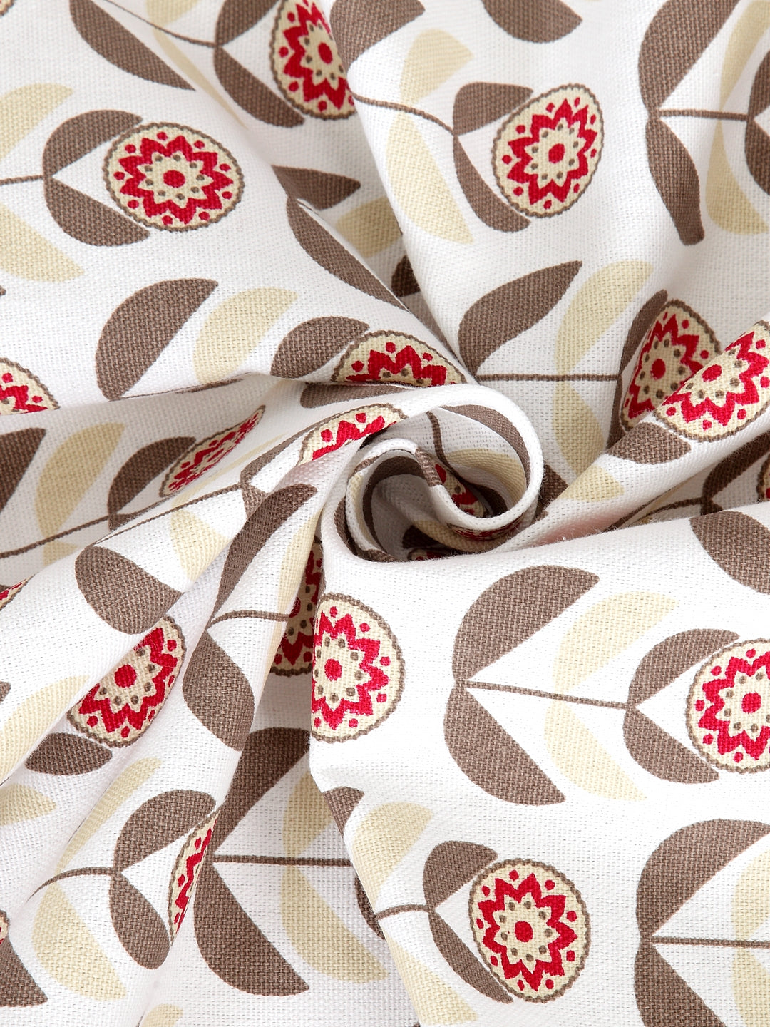 Set of 2 Long Door Ditsy Curtain