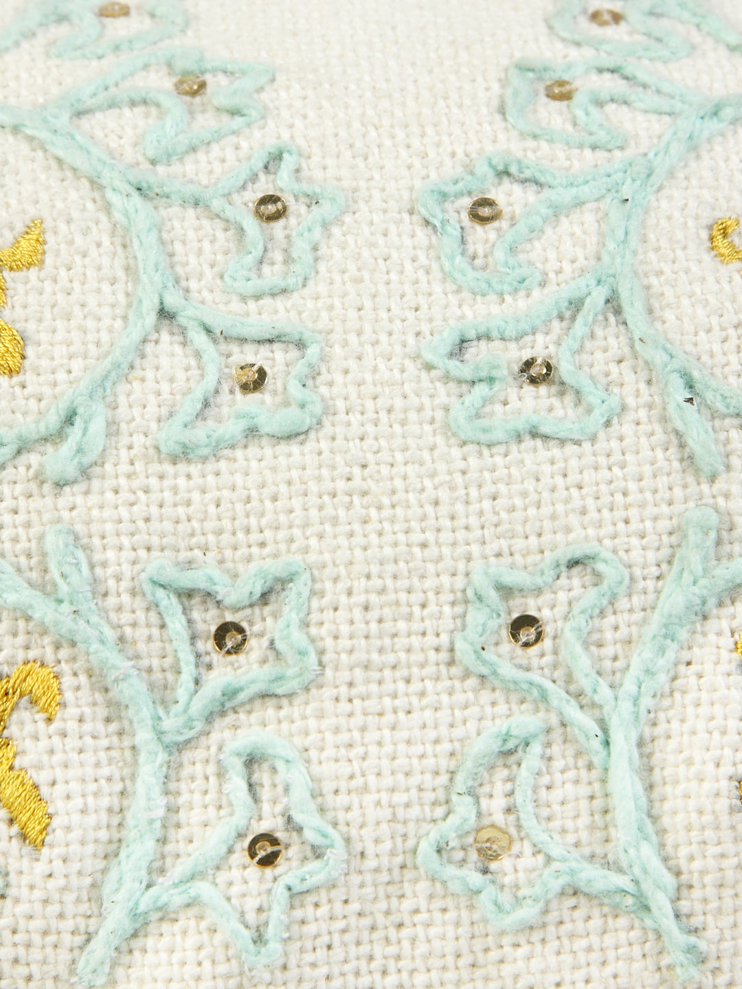 Exclusive Crewel Embroidered Cushion Cover 30x50cm