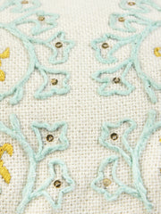 Exclusive Crewel Embroidered Cushion Cover 30x50cm