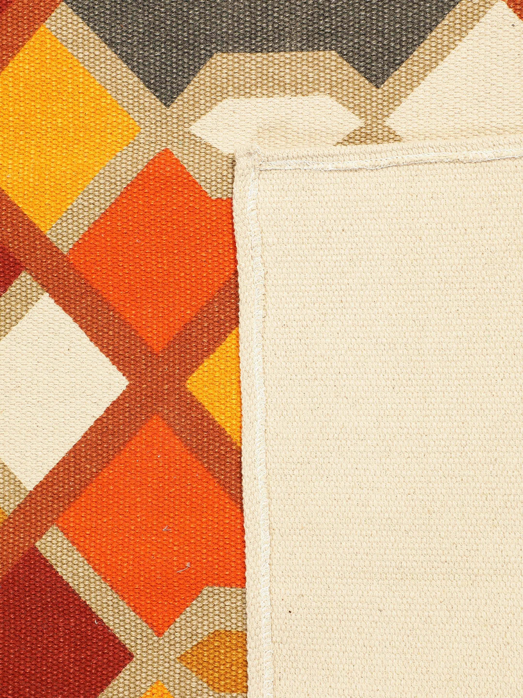 Jharokha "4x5.5" Printed Cotton Carpet