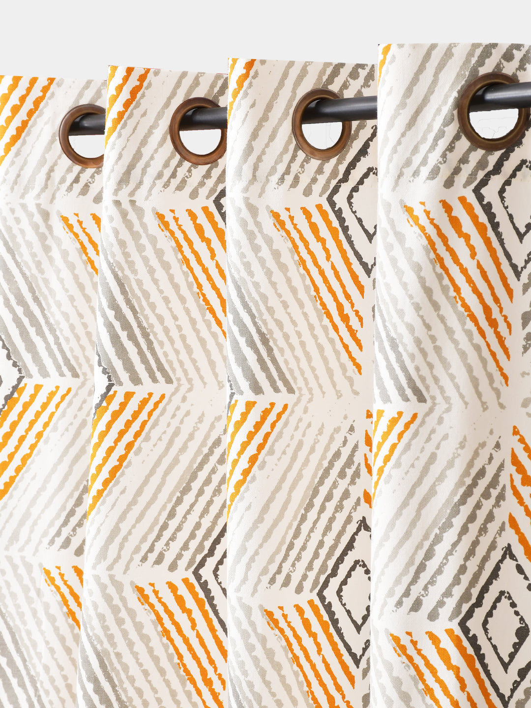Kara Yellow Cotton Long Door Curtain