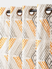Kara Yellow Cotton Long Door Curtain