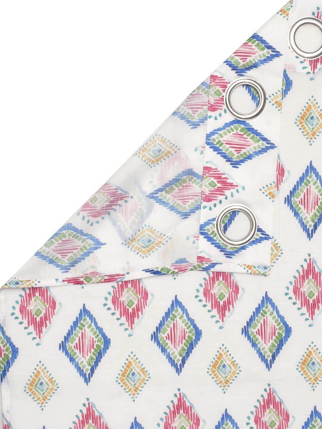 Mia 7ft. Set of 2 Printed Sheer Curtains