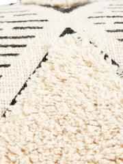 Black Diamond Tufted Cushion Cover 30x50cm