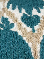 Ikat Embroidered Cushion Cover