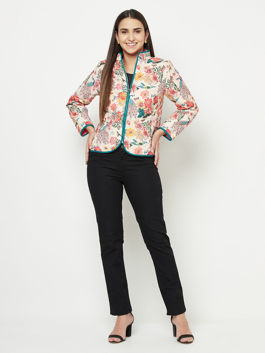 Floral Quilted Jacket