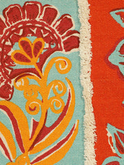 Lal Bagh Printed "4x5.5" ft. Cotton Carpet
