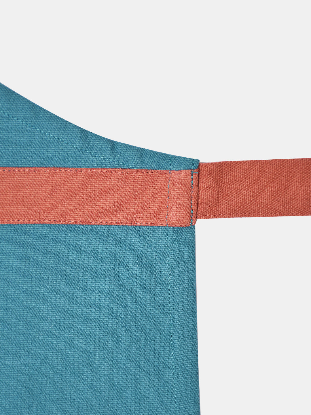 Pinch of Love Teal Cotton Printed Apron