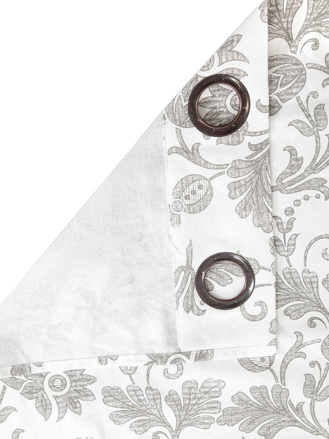 Set of 2 Long Door Vintage Floral Curtain