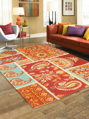 Lal Bagh Printed "4x5.5" ft. Cotton Carpet