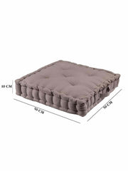 Anulom Vilom Taupe Matlas Floor Cushion