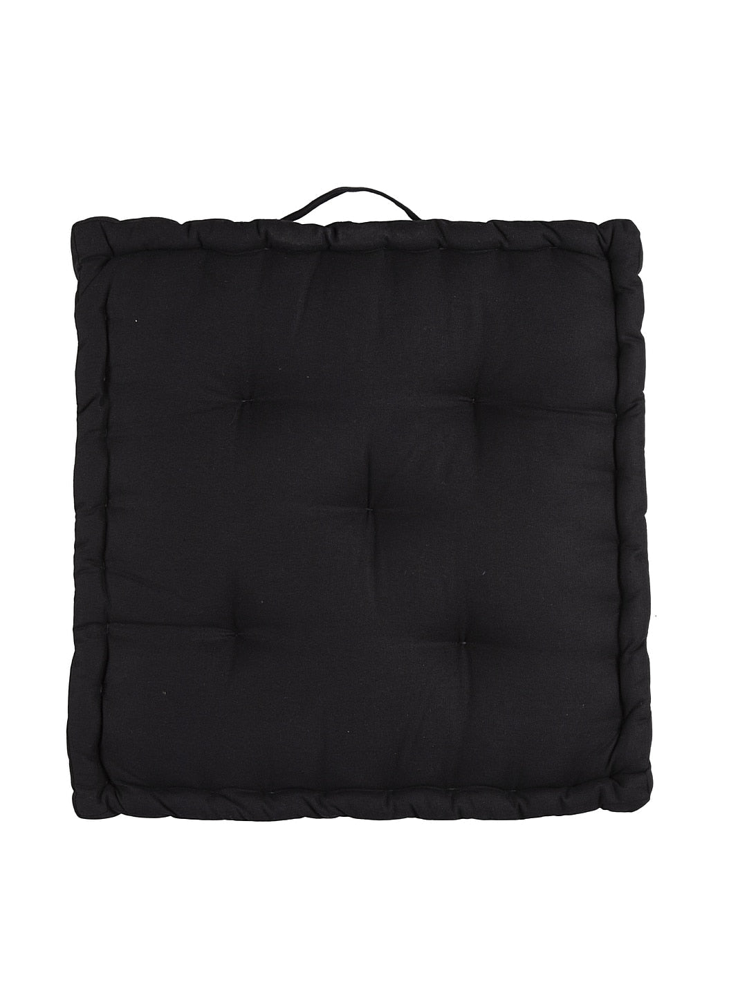 KapalBhati Black Matlas Floor Cushion