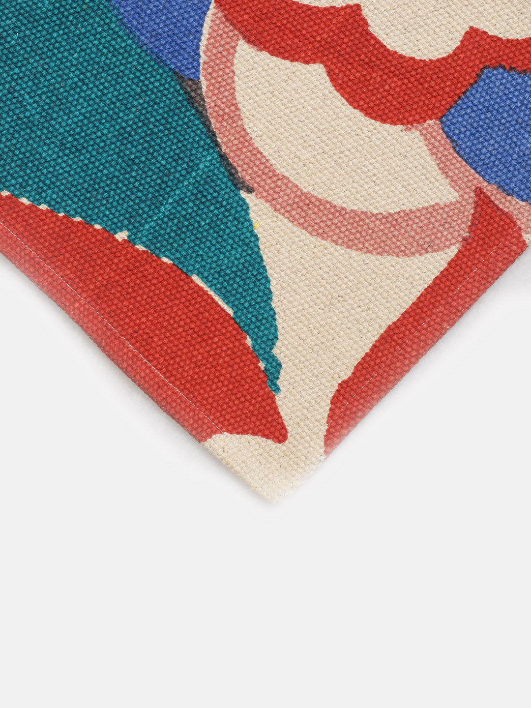 Floral Printed "4x5.5 ft." Cotton Carpet