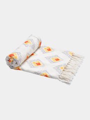 Roshni Cotton Printed Throw with Cushion Cover