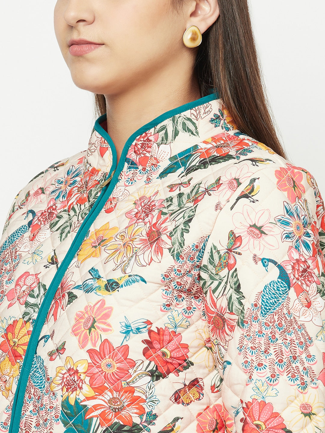 Floral Quilted Jacket