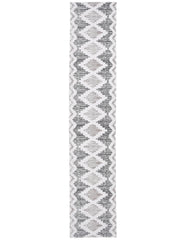 Kohinoor 100% Cotton Grey 4/6 Seater Table Runner
