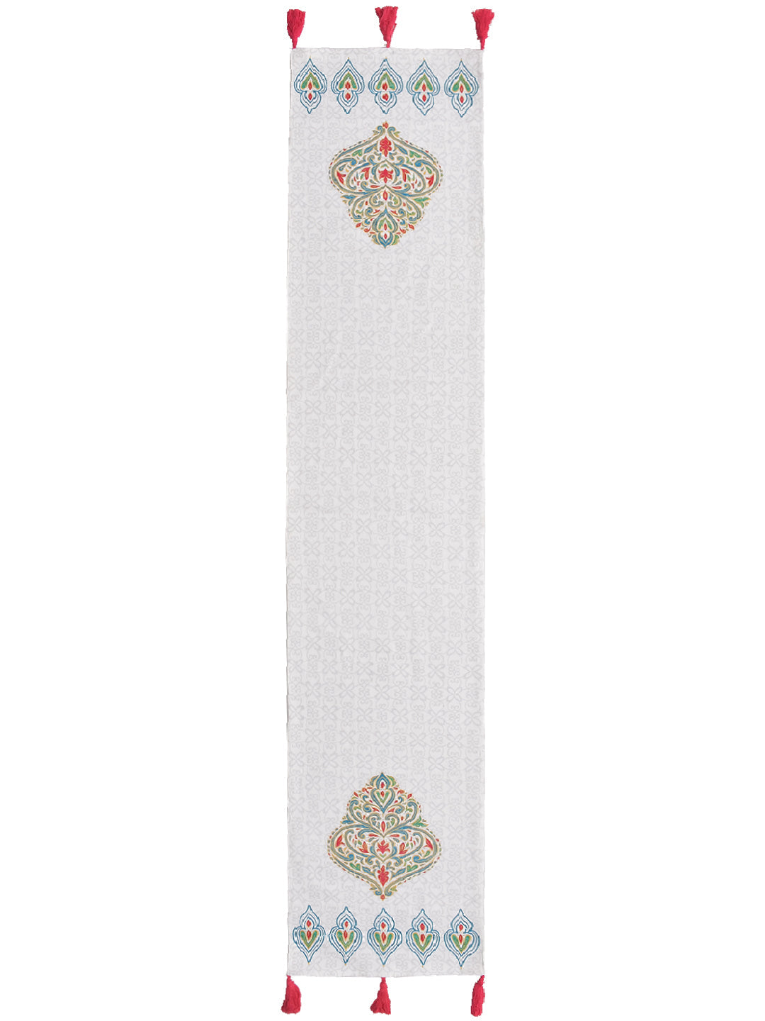 Rounak 100% Cotton Multicoloured 4/6 Seater Table Runner