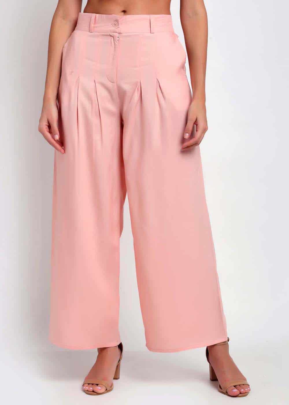 Peach Palazzo Pants