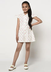 Pink & White Polka Dots Playsuit
