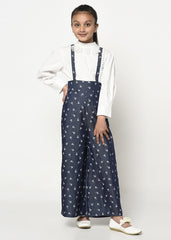 Floral Denim Trouser
