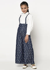 Floral Denim Trouser