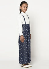 Floral Denim Trouser