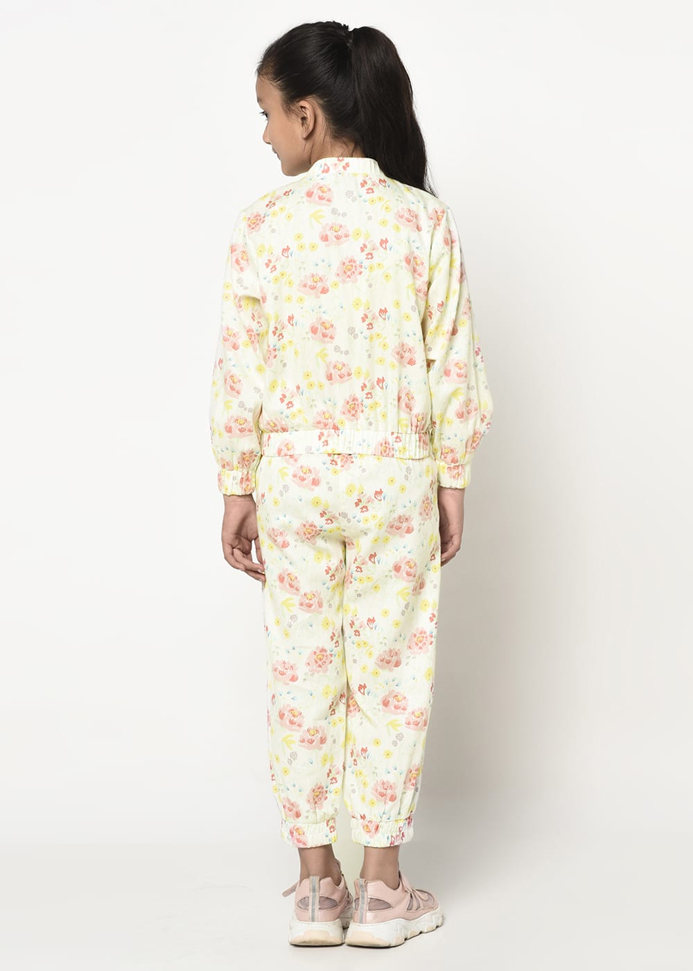 Floral Printed Jacket-Jogger Set