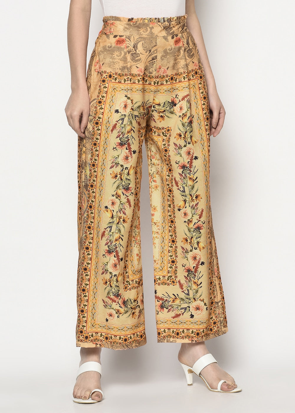 Scarf Print Trouser