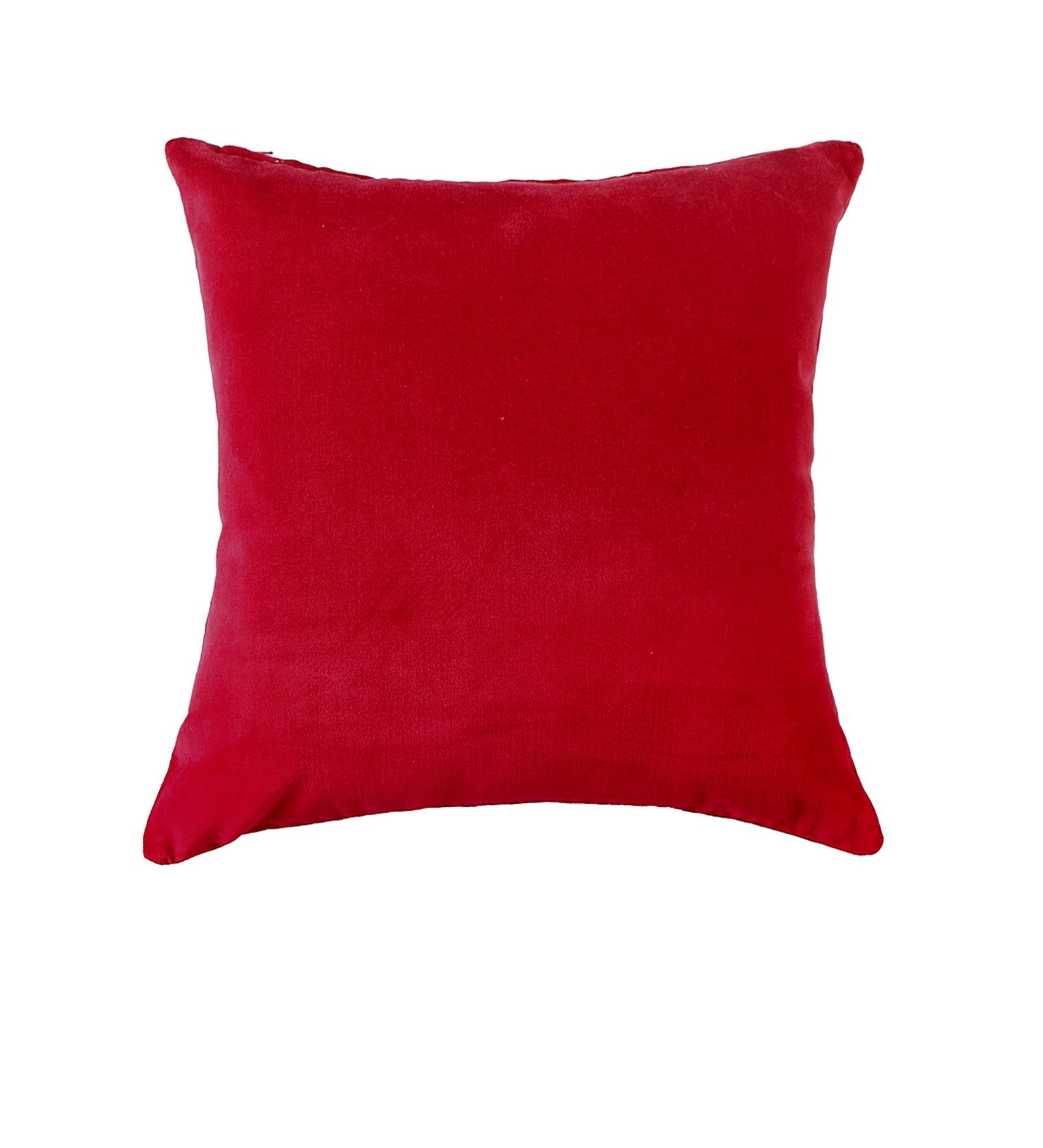 Set of 3 Red Velvet 40x40 CM Cushion Covers