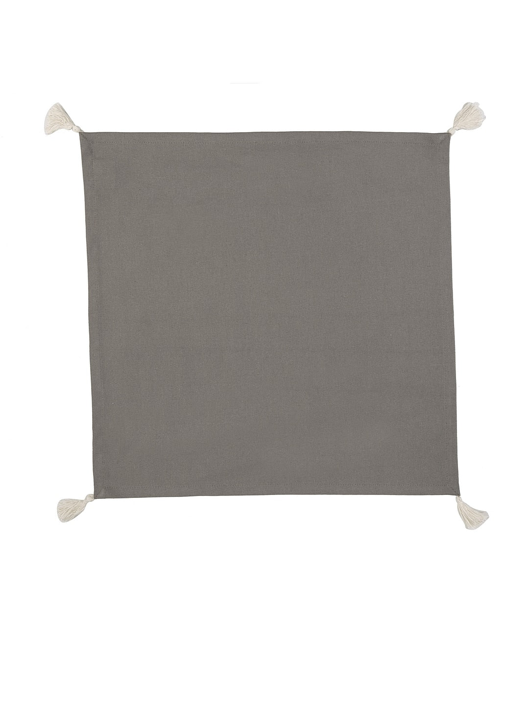 Set of 6 & 8 Fawn Tasseled Table Napkins