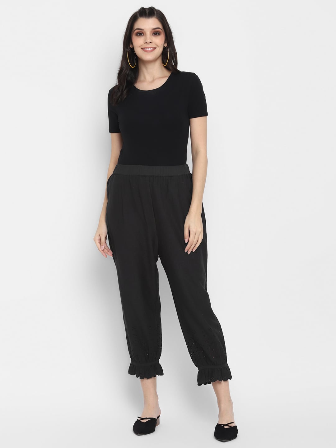 Schiffli Trouser