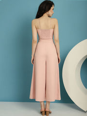 Ruffled Organza Top With Trousers