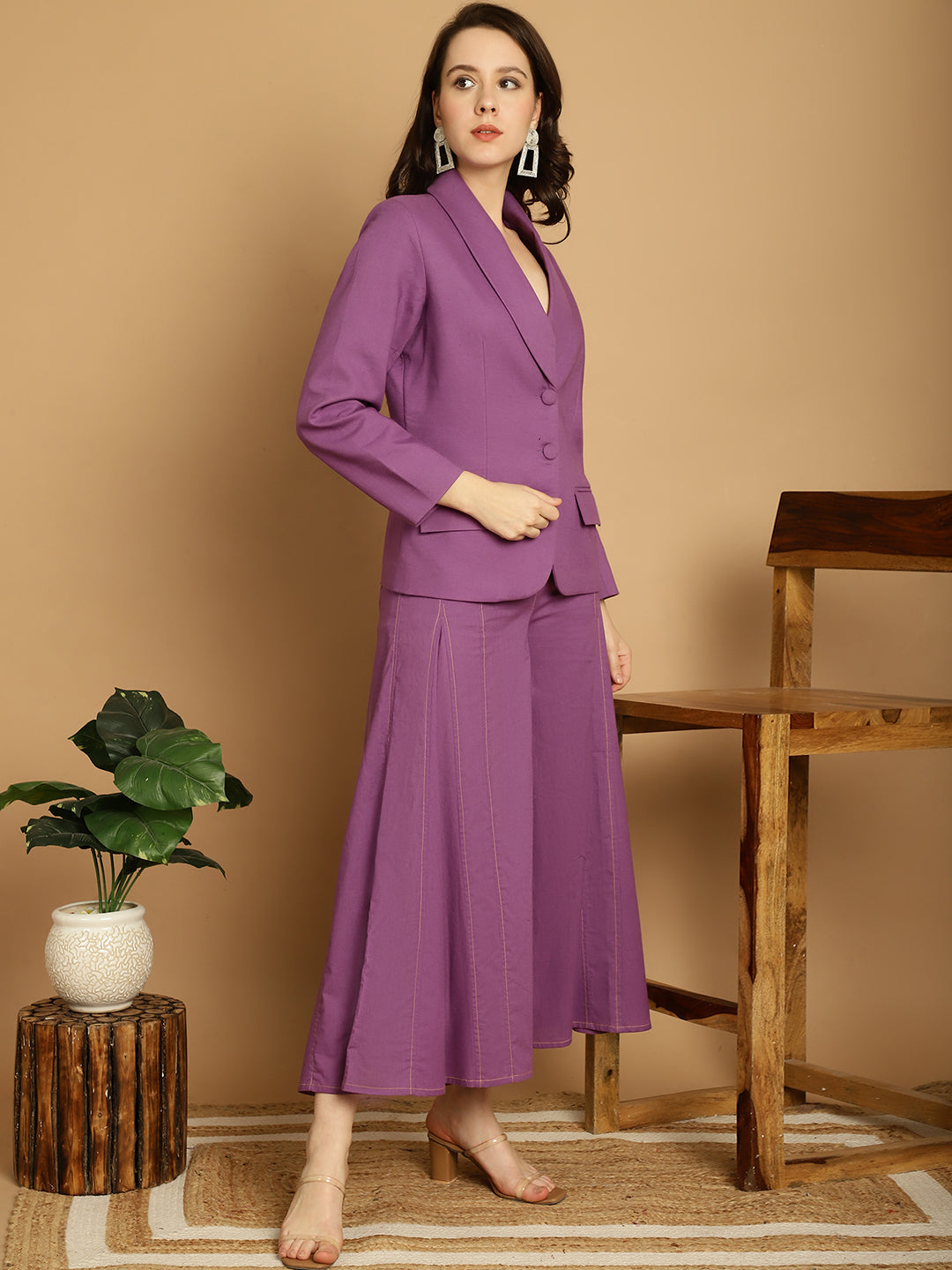 Gusset Trouser With Blazer