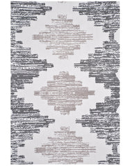 Kohinoor 100% Cotton Grey 4/6 Seater Table Runner